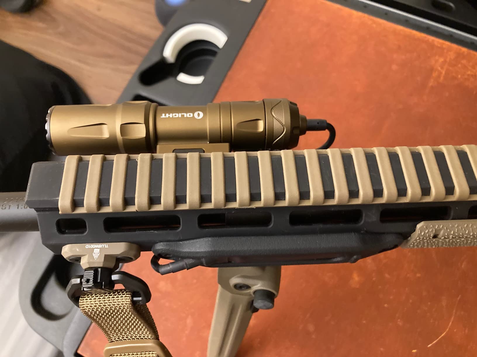 Odin Mini Ultra Compact 1250 Lumens Mlok Tactical Flashlight | 14,400 Candela, 240 Meters, Remote Pressure Switch, IPX8, Magnetic Charging, Slide Rail Mount for Hunting Outdoor Use customer photo 2