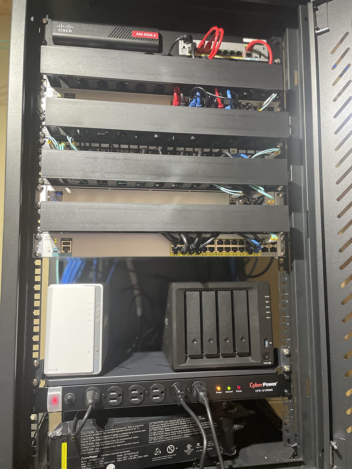 2 Pack 1U 19 inches Plastic Cable Manager with Cover 12 Slots | Horizontal Rack Mount Organizer with M6 Screws and Cage Nuts (PCMB12S2PC) customer photo 2