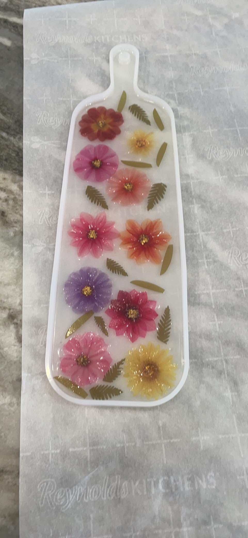 13-inch Large Cutting Board Epoxy Resin Tray Silicone Molds 2-Count | Make Extra Large Serving Trays & Platters; Works with Versatile Materials Like Concrete, Cement & Resin customer photo 2