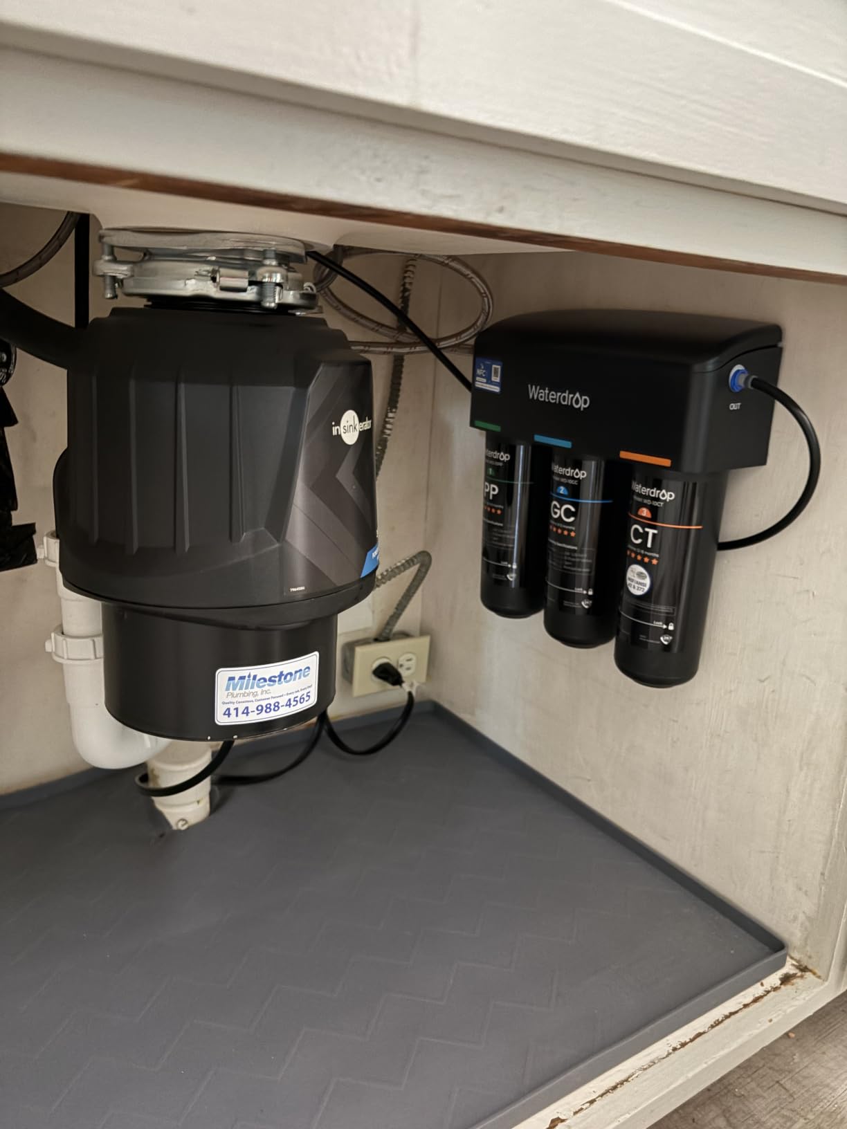 Waterdrop TSA 8 Layer Under Sink Water Filter System, NSF/ANSI 42 Certified | Reduces PFAS, PFOA/PFOS, Fluoride, Chlorine, Bad Taste & Odor, Direct Connect to Faucet, Under Sink Water Filtration System customer photo 2