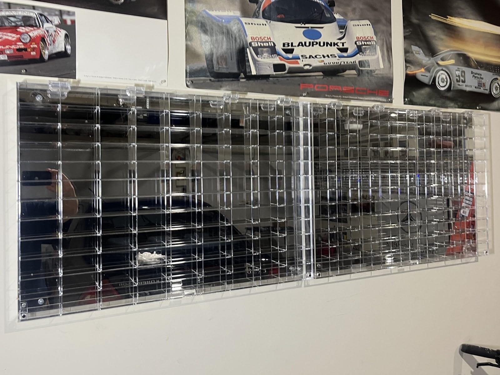 DisplayGifts 108-Slot Wall Cabinet for 1:64 Scale Diecast Cars customer photo 1