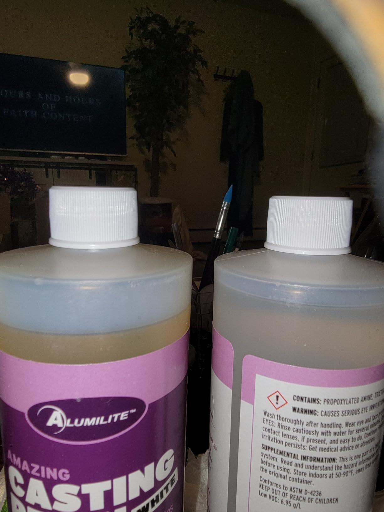 Alumilite Amazing Casting Resin White 32 Oz, Urethane Resin for Art & Crafts | 30-Minute Demold Time customer photo 1