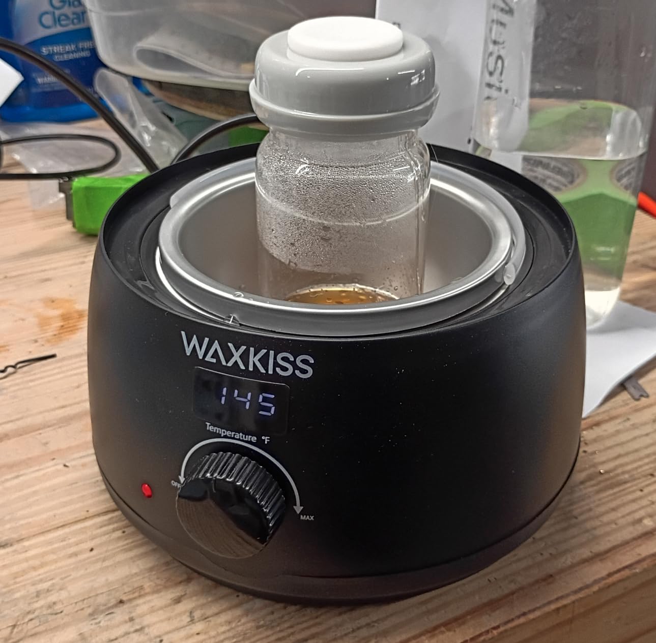 waxkiss Digital Hair Removal Warmer with See-Through Lid and 14oz Pot customer photo 1