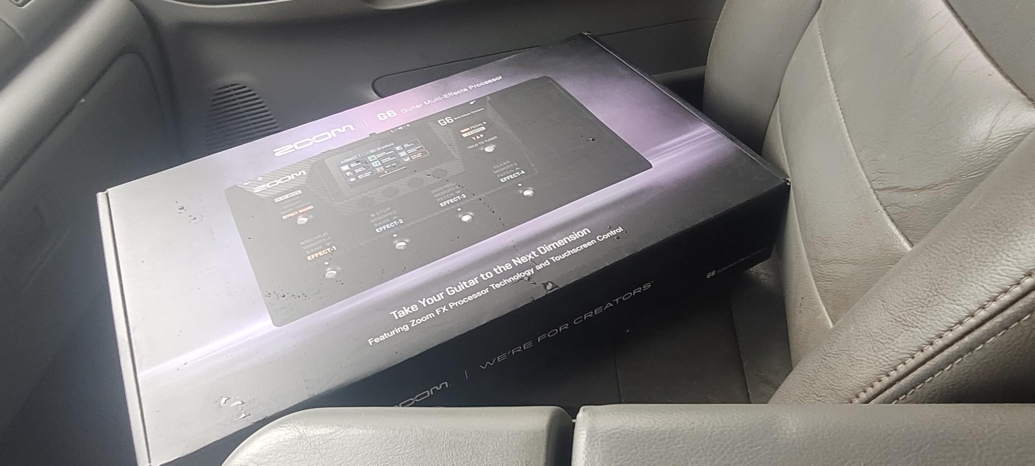 Zoom G6 Guitar Multi-Effects Processor with Expression Pedal, Touchscreen Interface, 100+ Built in Effects, Amp Modeling, IR's, Looper, & Audio Interface for Direct Recording to Computer customer photo 1