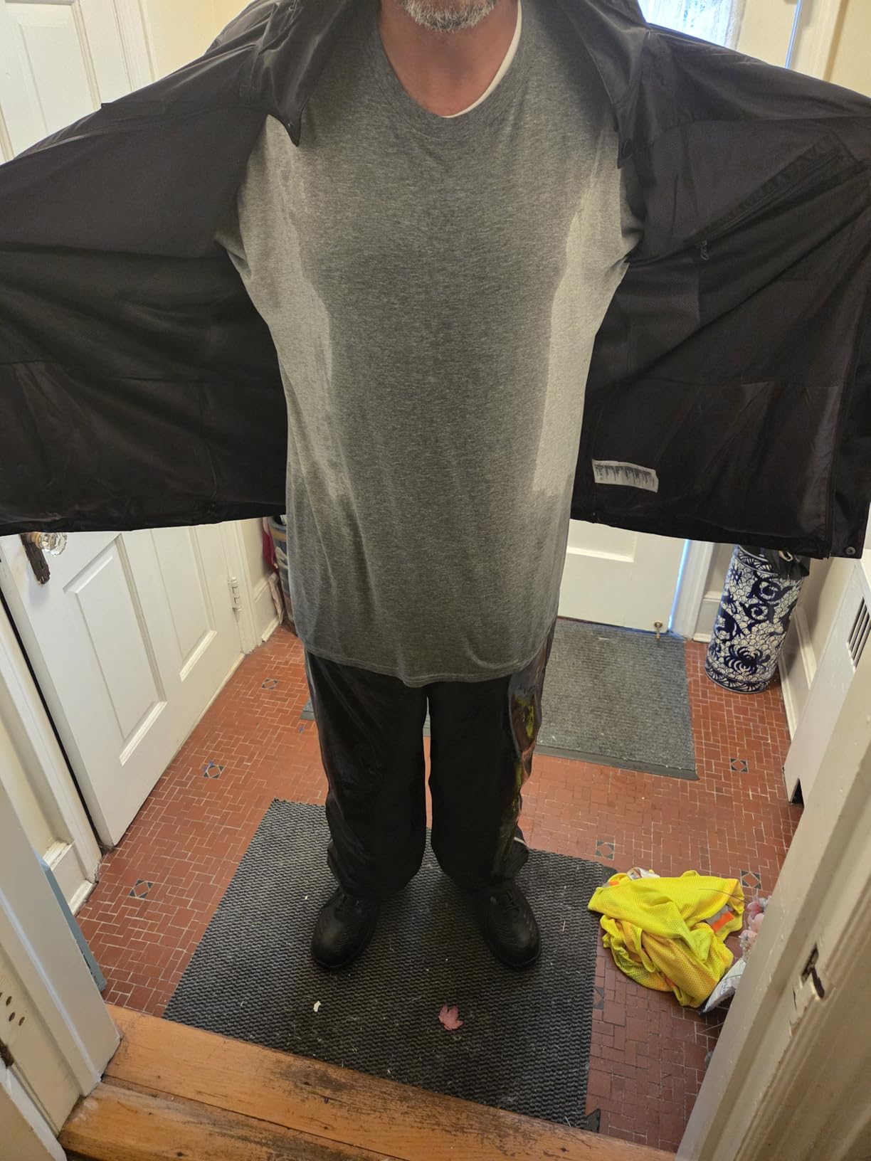 33,000ft Men's Rain Suit Packable Waterproof Packable Rain Gear customer photo 2