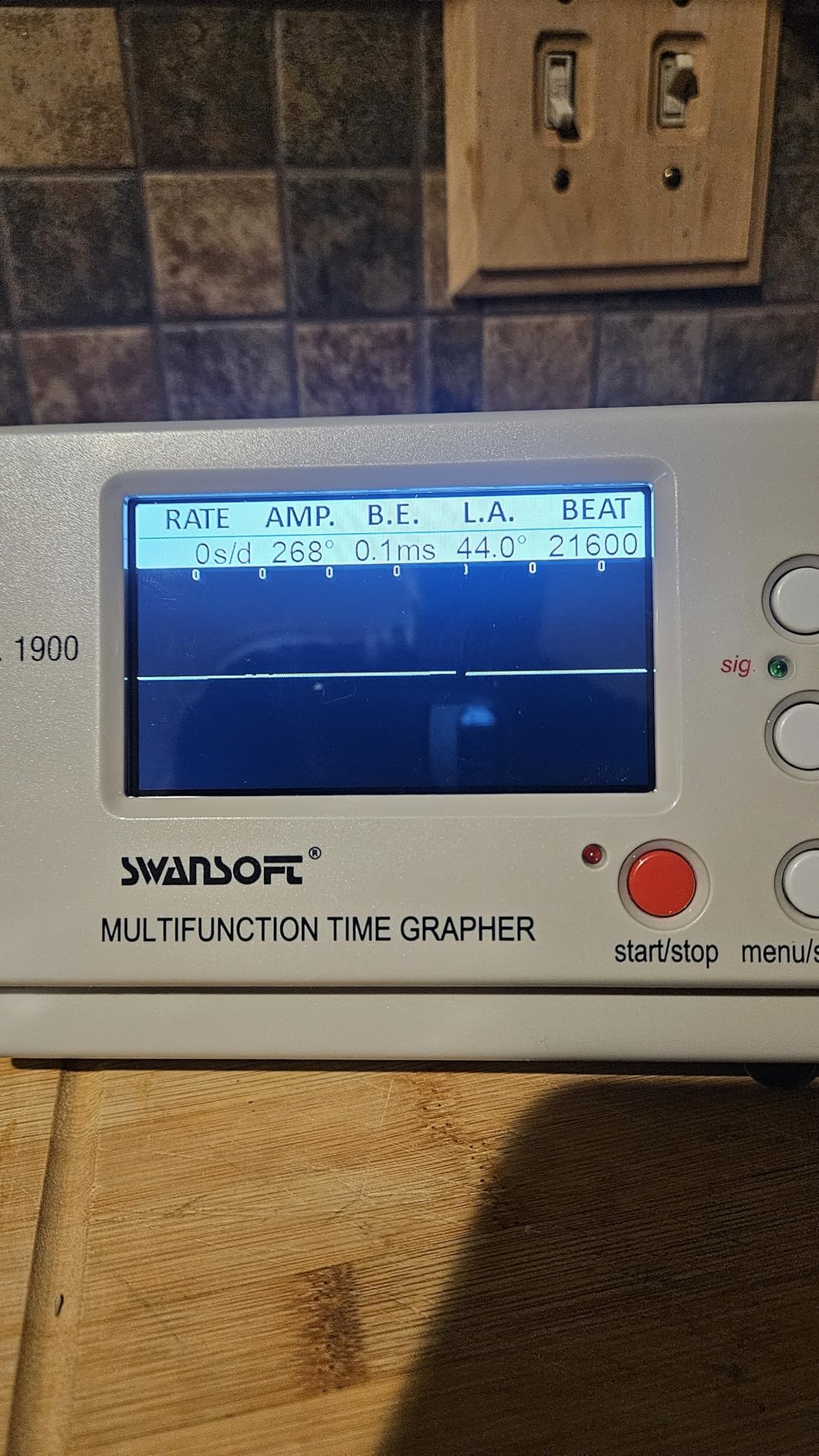 SWANSOFT Timegrapher No.1900, Multifunctional Watch Tester, Timing Machine For Watchmaker, Calibration Tool With LCD Screen customer photo 1