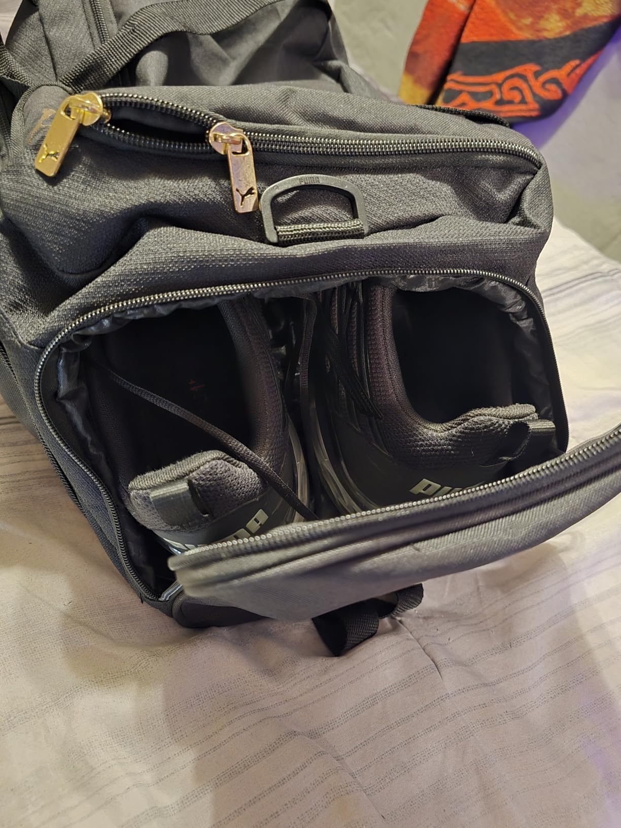 PUMA Accelerator Duffel Bag with Removable Strap & Shoe Pocket customer photo 2