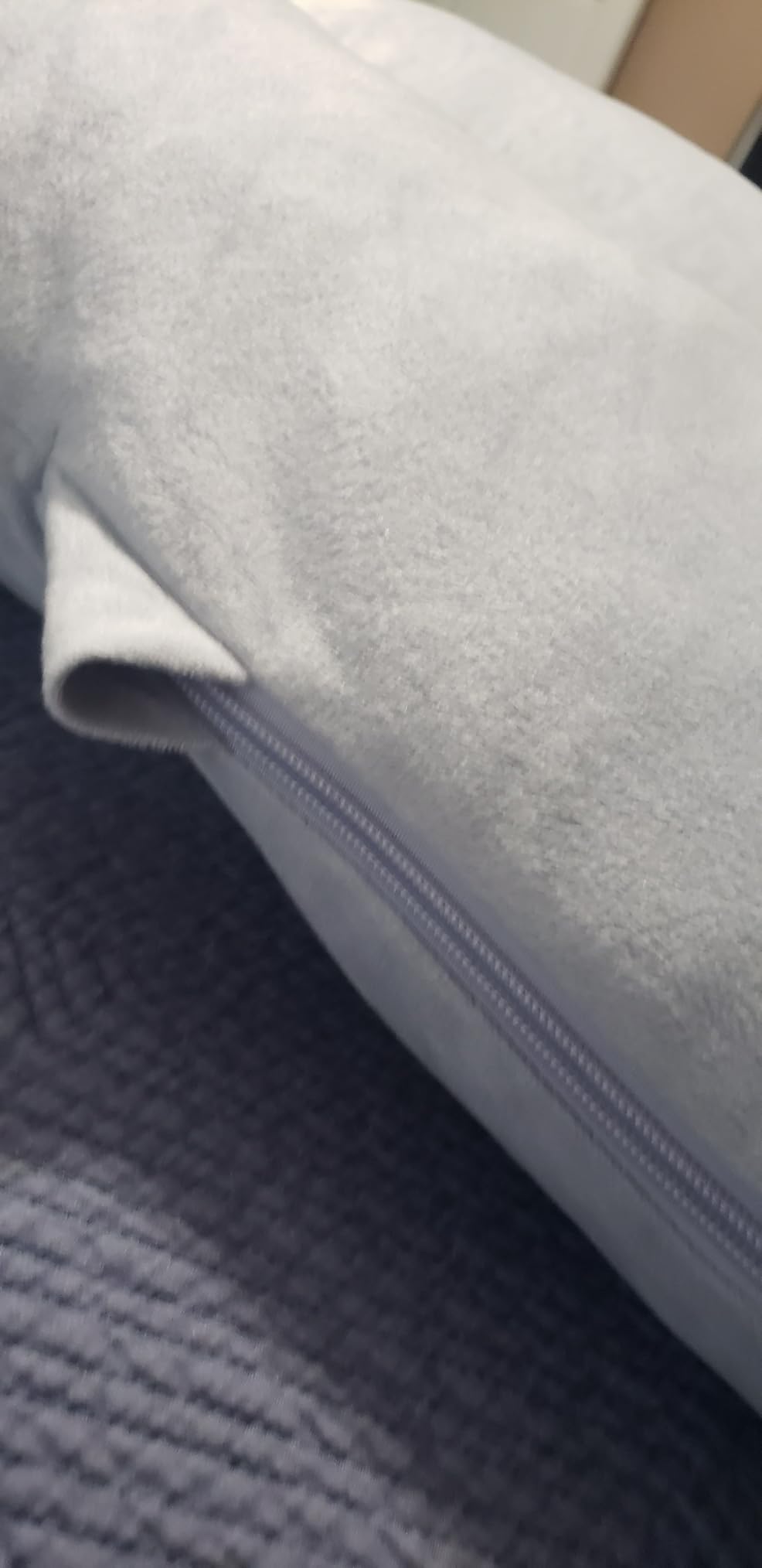 Momcozy Pregnancy Pillow for Sleeping - U Shaped Full Body Maternity Pillow | Removable Cover, Support for Back, Legs, Belly, Hips for Pregnant Women, Side Sleeper, Pregnancy Gifts & Essentials, 57 Inch customer photo 1