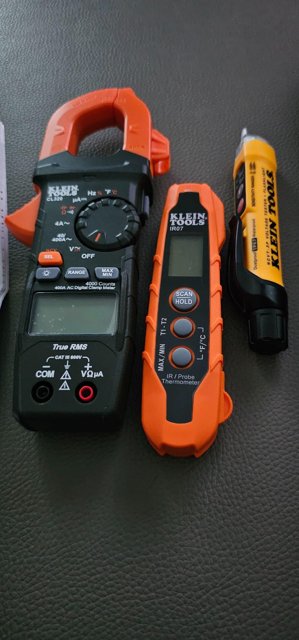 Klein Tools CL320KIT HVAC Kit for HVAC Testing; Digital Clamp Meter, Non-Contact Voltage Tester, and Infrared/Probe Thermometer customer photo 1