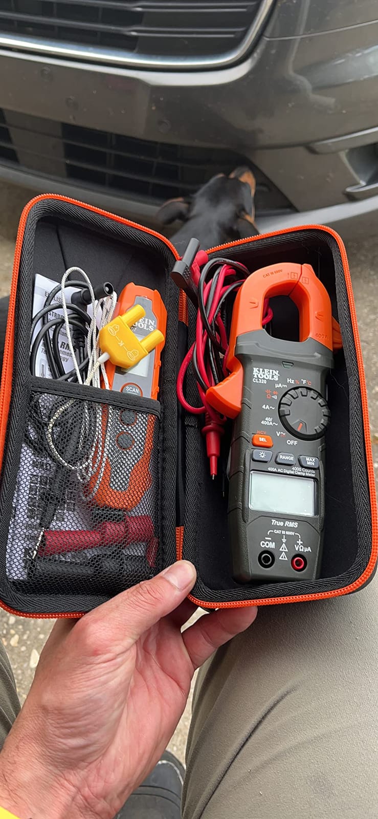 Klein Tools CL320KIT HVAC Kit for HVAC Testing; Digital Clamp Meter, Non-Contact Voltage Tester, and Infrared/Probe Thermometer customer photo 2