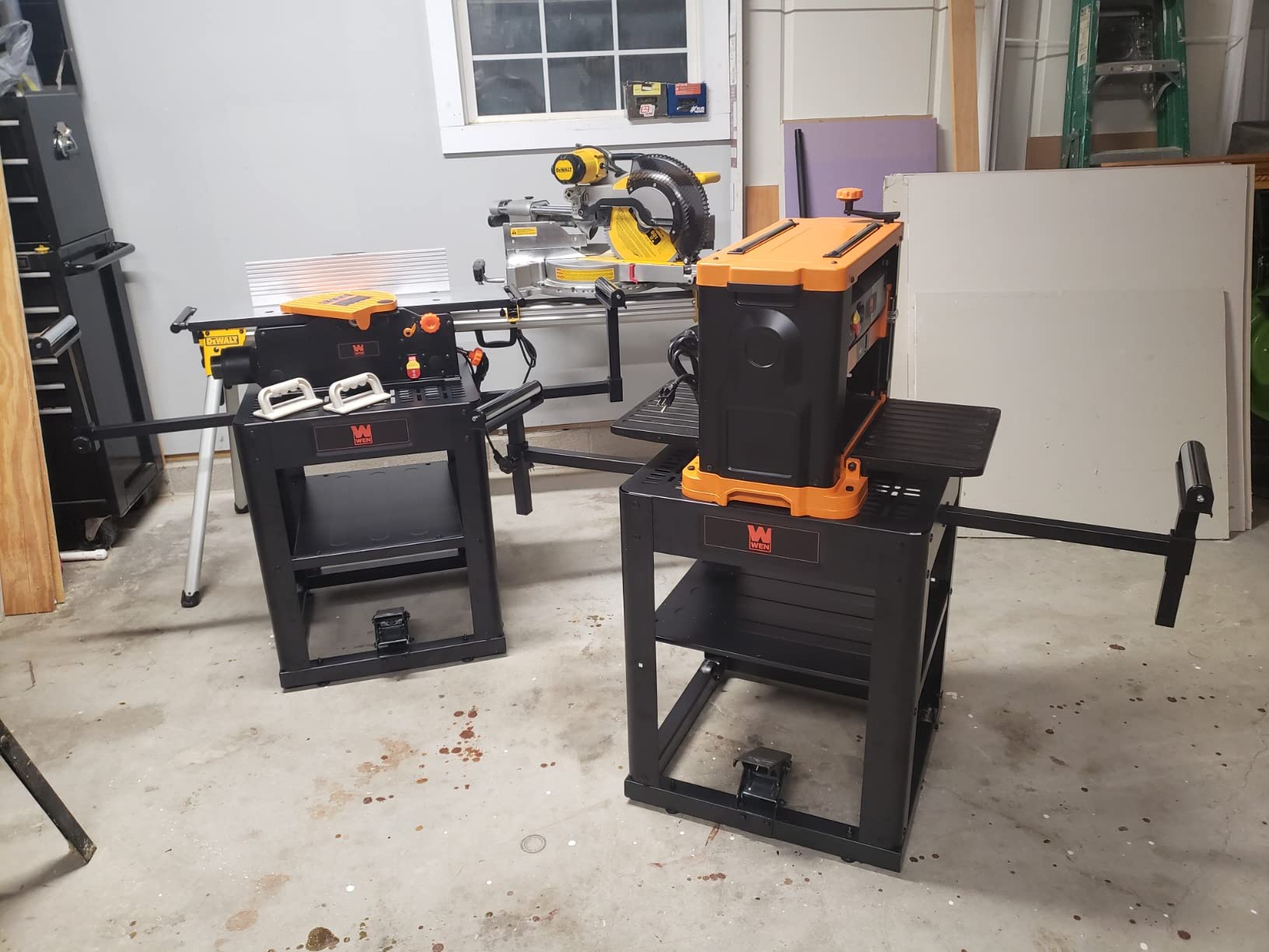 WEN Multi-Purpose Rolling Planer and Miter Saw Tool Stand with Extension Rollers (MSA658T) customer photo 2