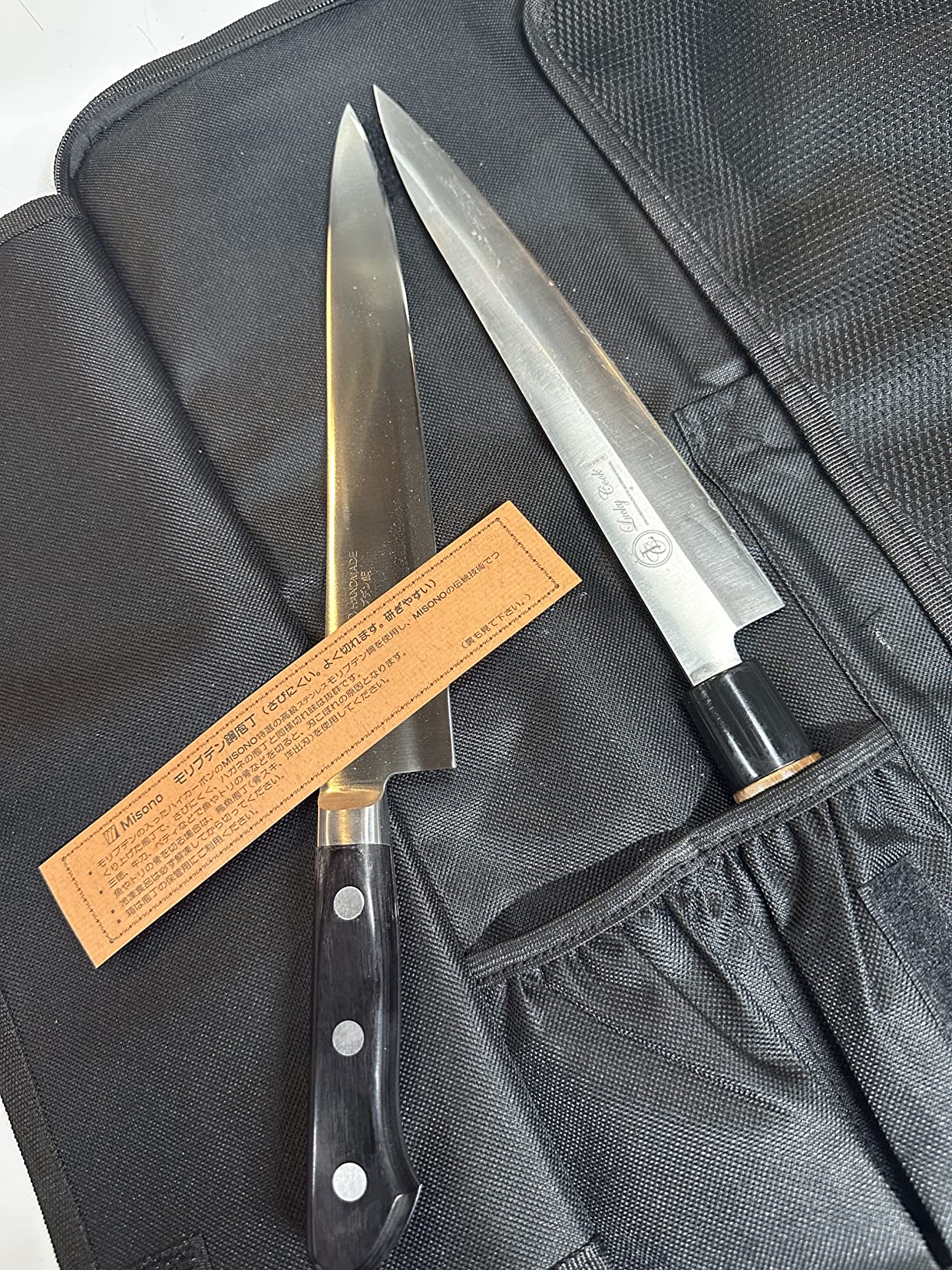 Chef's Knife Roll Bag, Heavy Duty Oxford Chef Knife Bag, Portable 13 Slots Chef Knife Case, Multi-function Cutlery Knives Pouch Holder Knife Wrap Wallet Tool Roll customer photo 2