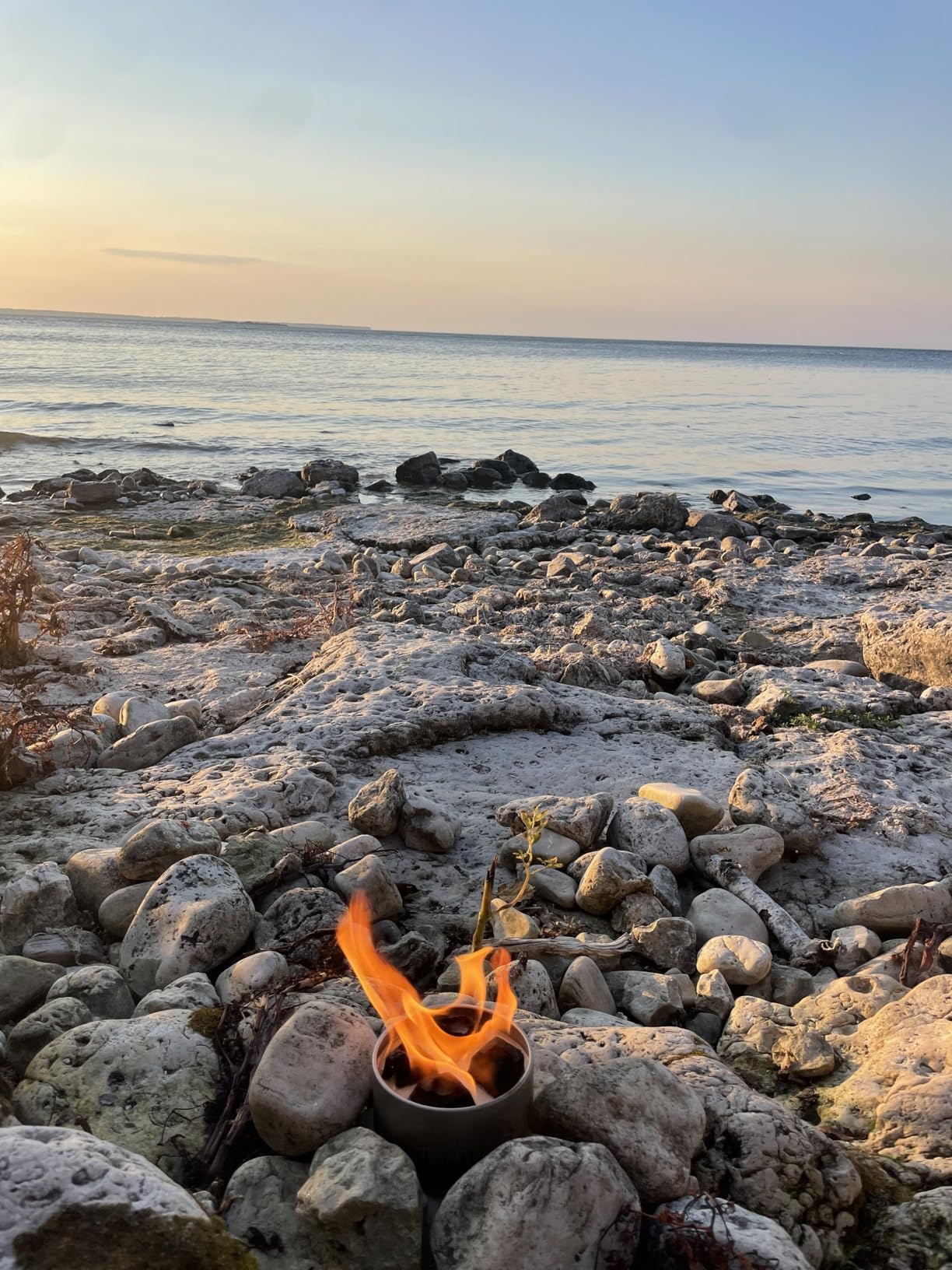 City Bonfires Portable Fire Pit - Mini Fire Pit, Table Top Firepit, No Wood, No Embers, 3-5 Hours of Burn Time - Food Safe for Smores (2-Pack) customer photo 2