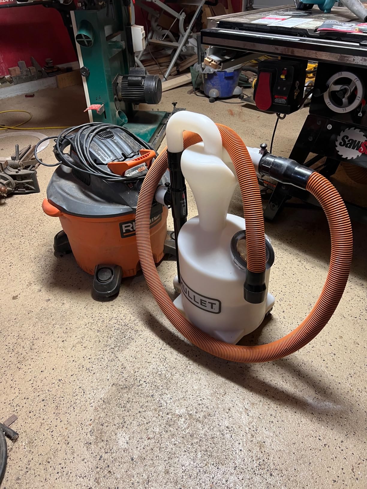 Mullet High-Speed Cyclone Dust Collector for Shop Vacuum - Sawdust Separator, Dust Collectors for Woodworking, Garage, Hobbyist Debris Extraction customer photo 1