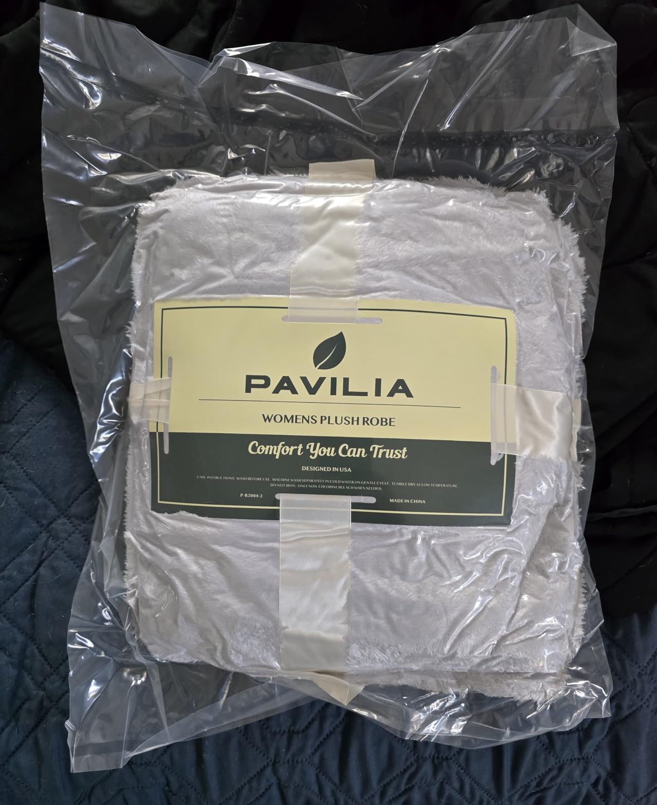PAVILIA Premium Womens Plush Soft Robe, Fluffy Warm Fleece Sherpa Bathrobe customer photo 2