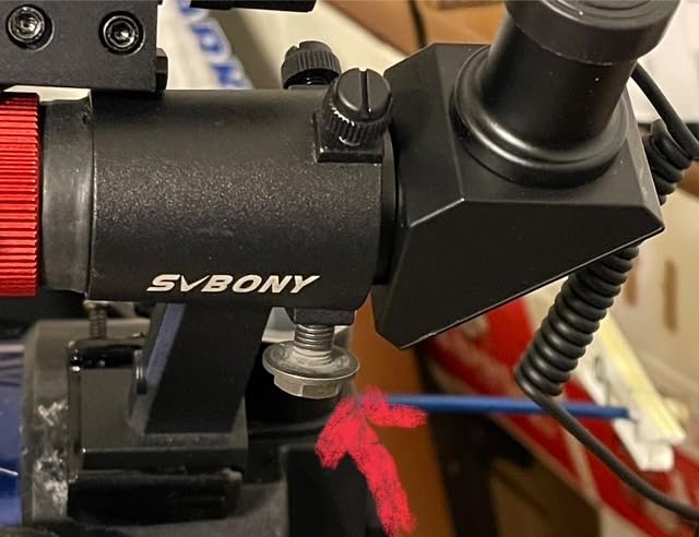 SVBONY SV182 Finder Scope, Right-Angle Correct-Image Optical Finder, 6x30mm customer photo 2