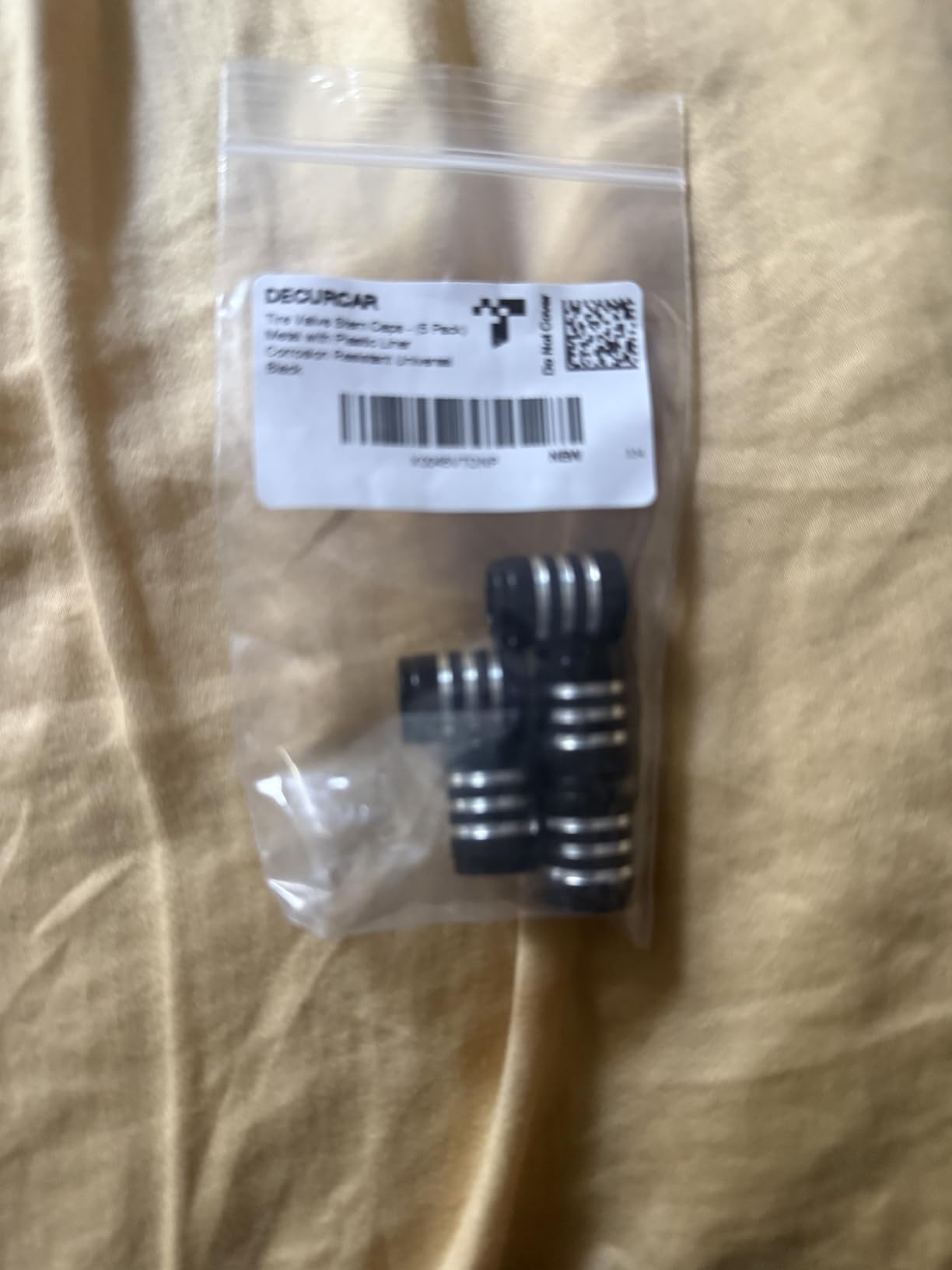 DECURCAR Tire Valve Stem Caps 5 Pack Universal - Gray | Tire Air Caps Aluminum with Plastic Liner TPMS Safe Corrosion Resistant Dust Proof Universal for Car Truck Motorcycle Bike customer photo 2