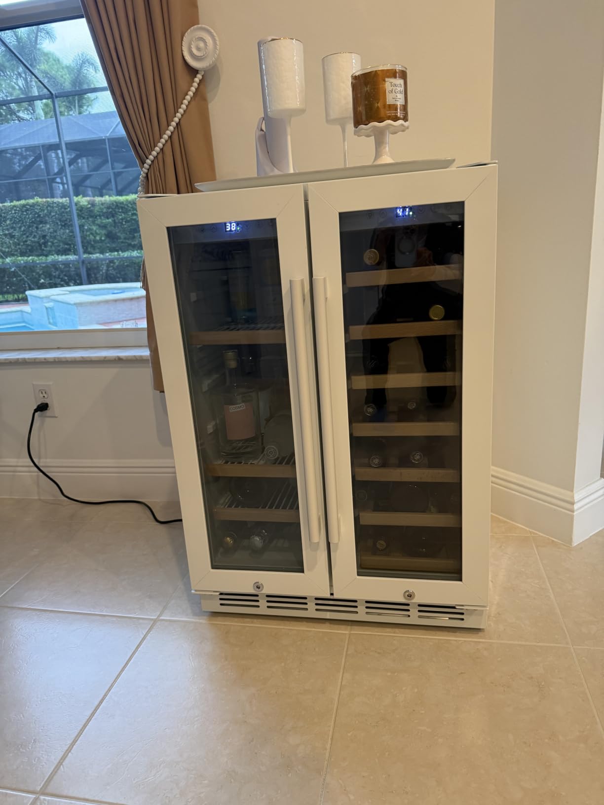 24 Inch Wine Cooler Refrigerator, 179 Bottles Professional Wine Cellars with Powerful Compressor, Quiet Operation and Elegant Design for The Wine Lovers customer photo 2