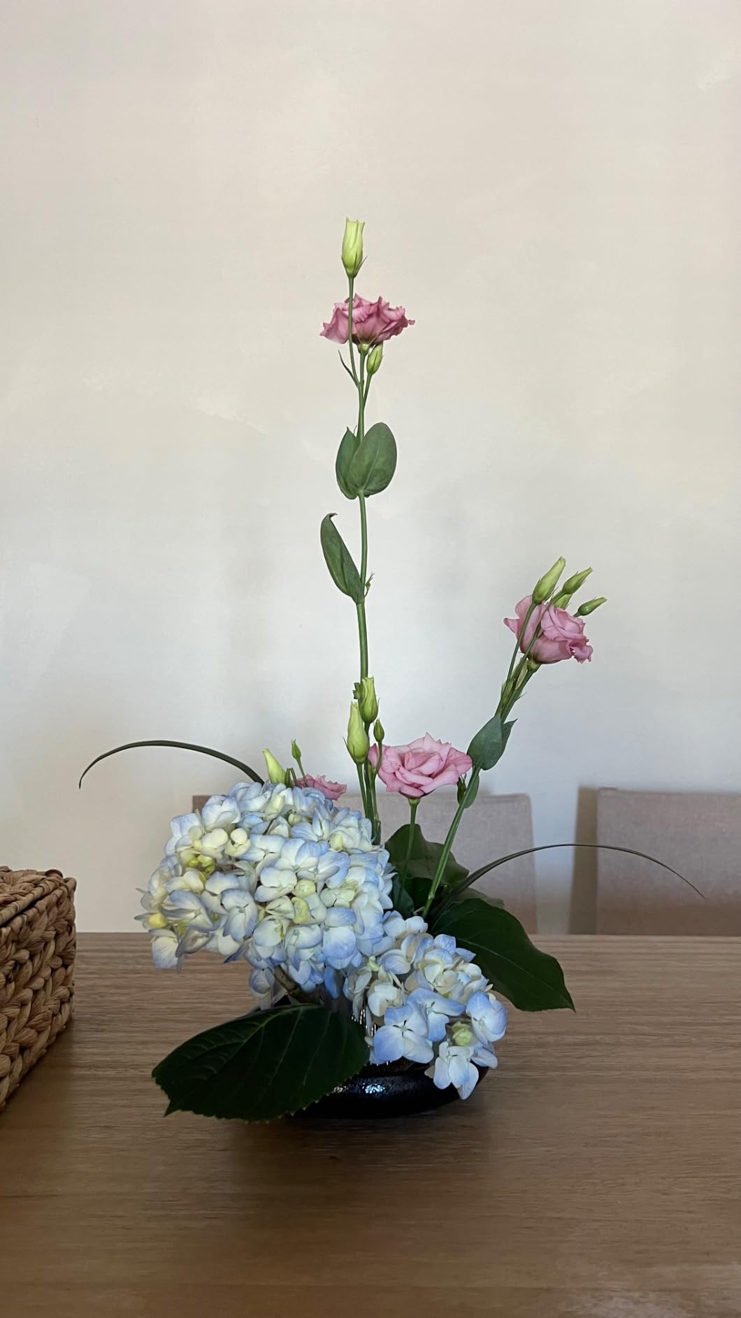 Ikebana Vase Kit, Flower Frog Container Ceramics Bowl with 2 inch Floral Frog Kenzan Minimalist Modern Table Decorative Bowl Flower Vase customer photo 2
