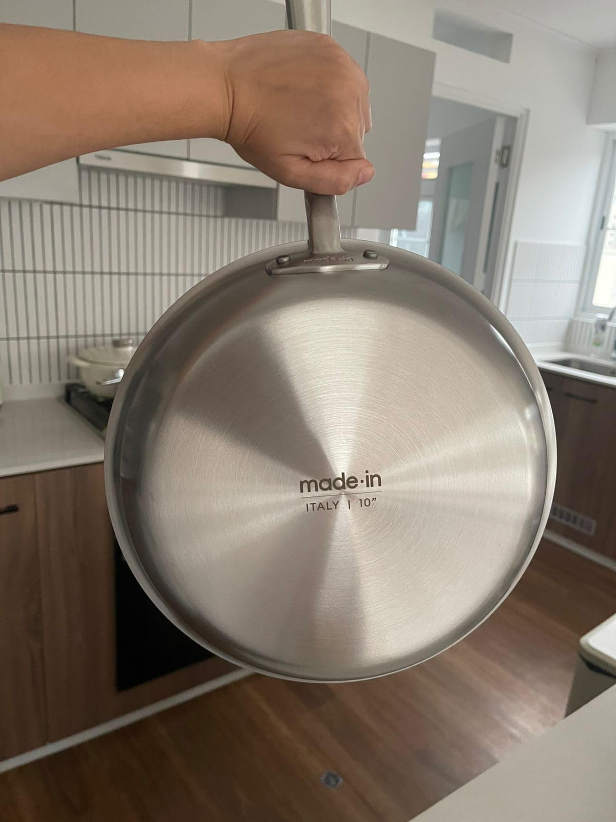 Made In Cookware - 10 Piece Stainless Steel Pot and Pan Set - 5 Ply Clad - Includes Stainless Steel Frying Pans, Saucepans, Saucier and Stock Pot W/Lid - Professional Cookware - Crafted in Italy customer photo 1