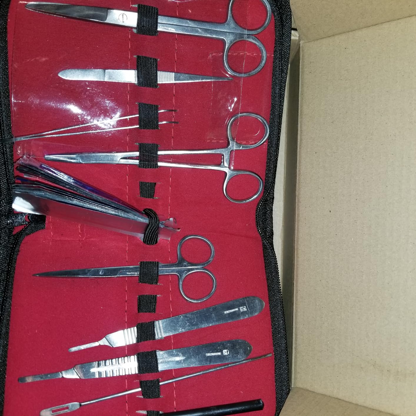 30 Pcs Advanced Dissection Kit Biology Lab Anatomy Dissecting Set for Medical Students and Veterinary with Stainless Steel Scalpel Knife Handle Blades customer photo 2