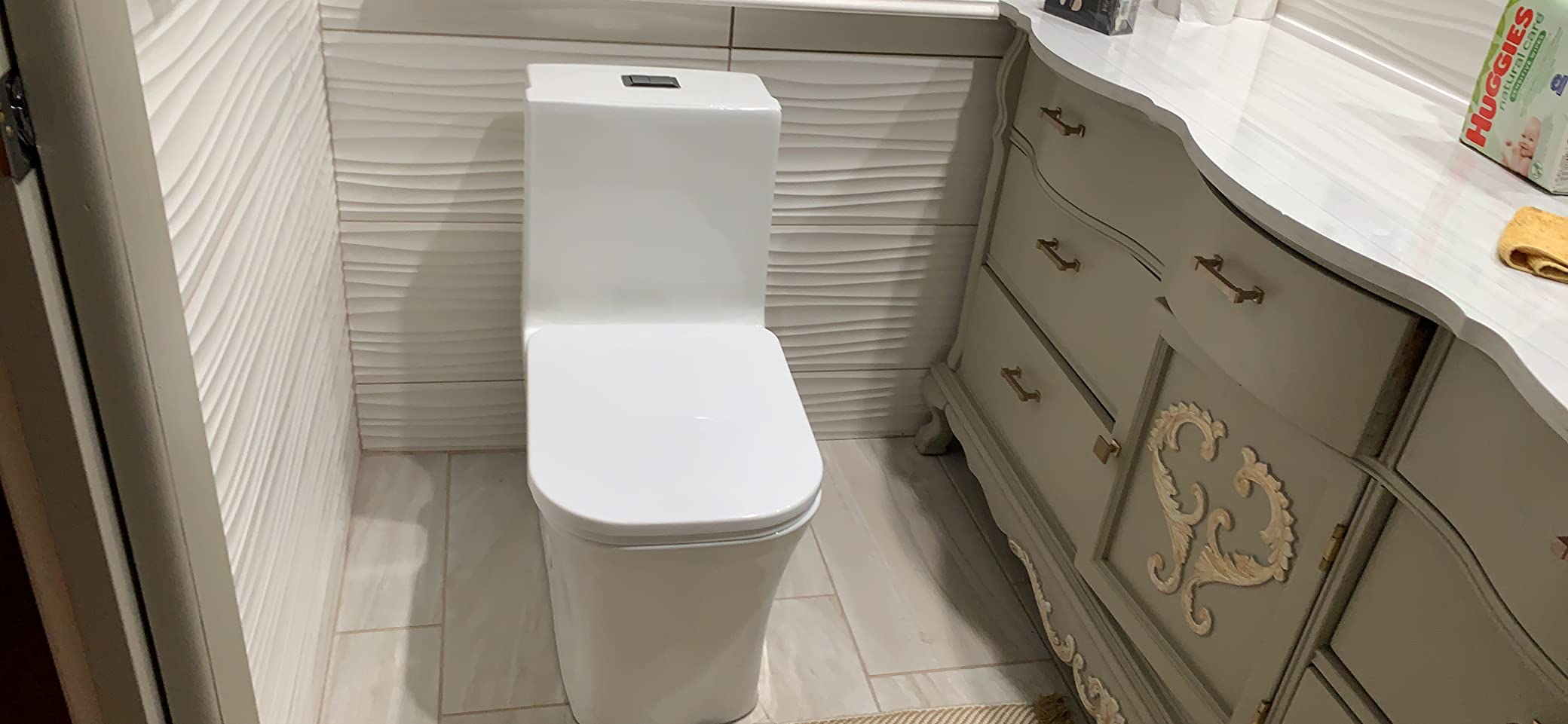 SM-1T278 Concorde One Piece Square Toilet Dual Flush 1.1/1.6 gpf with 10
