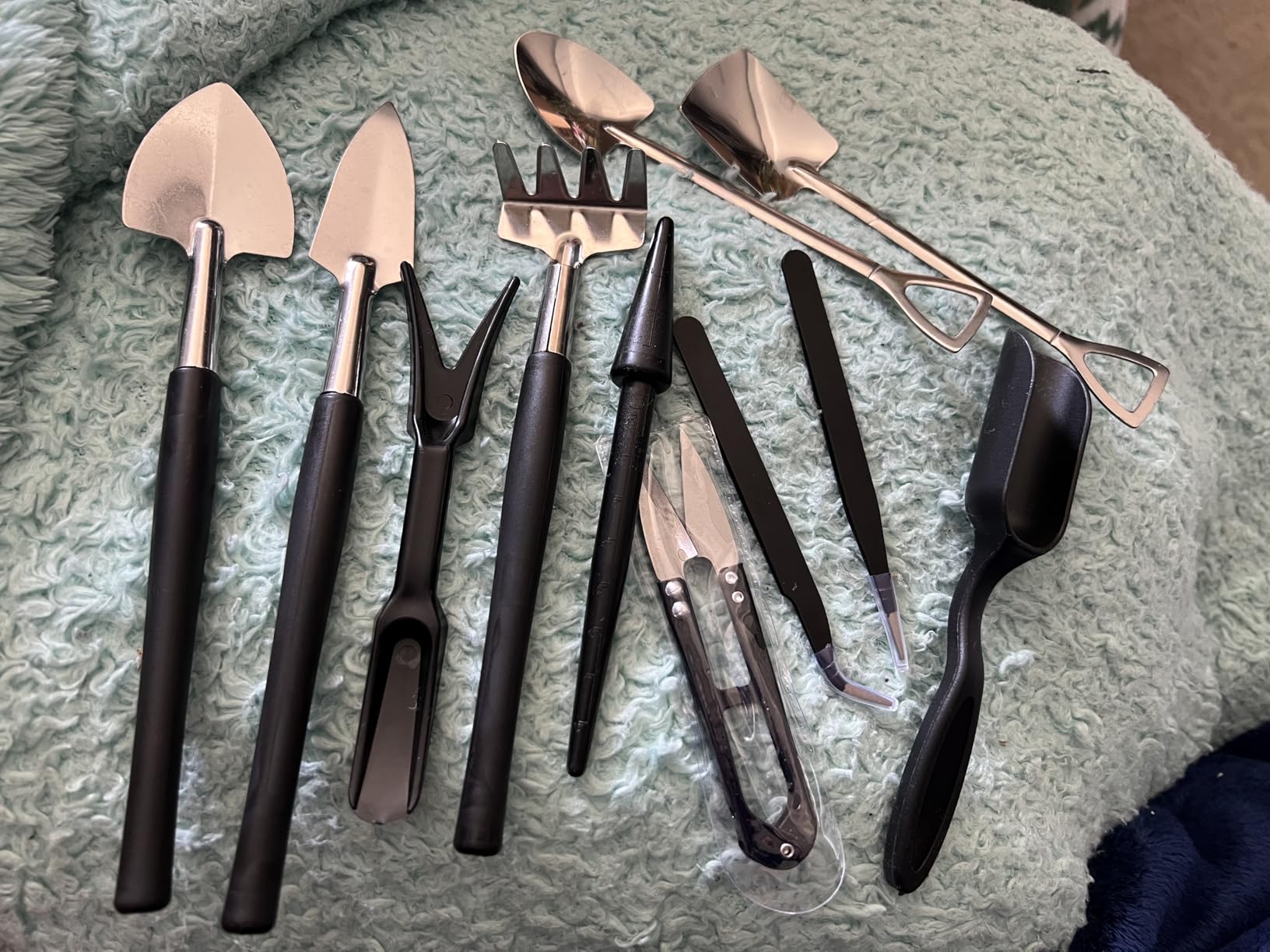12 Pcs Succulent Tools Set Mini Transplanting Garden Tools Kit for Indoor Gardening Flower Pot Cactus Care customer photo 2