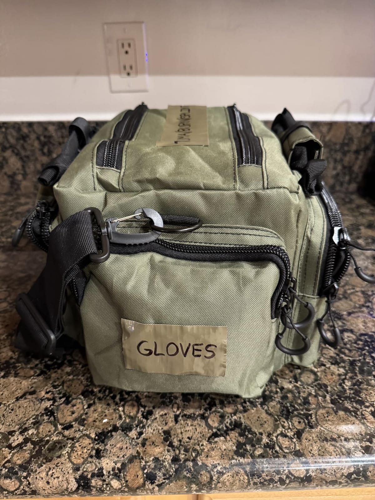 Exos Tactical Range Bag - Medium Size Range Bag for Shooting - Gun Case for Handguns, Ammo Storage, Tactical Backpack, Molle Webbing, Free Subdued USA Patch customer photo 2