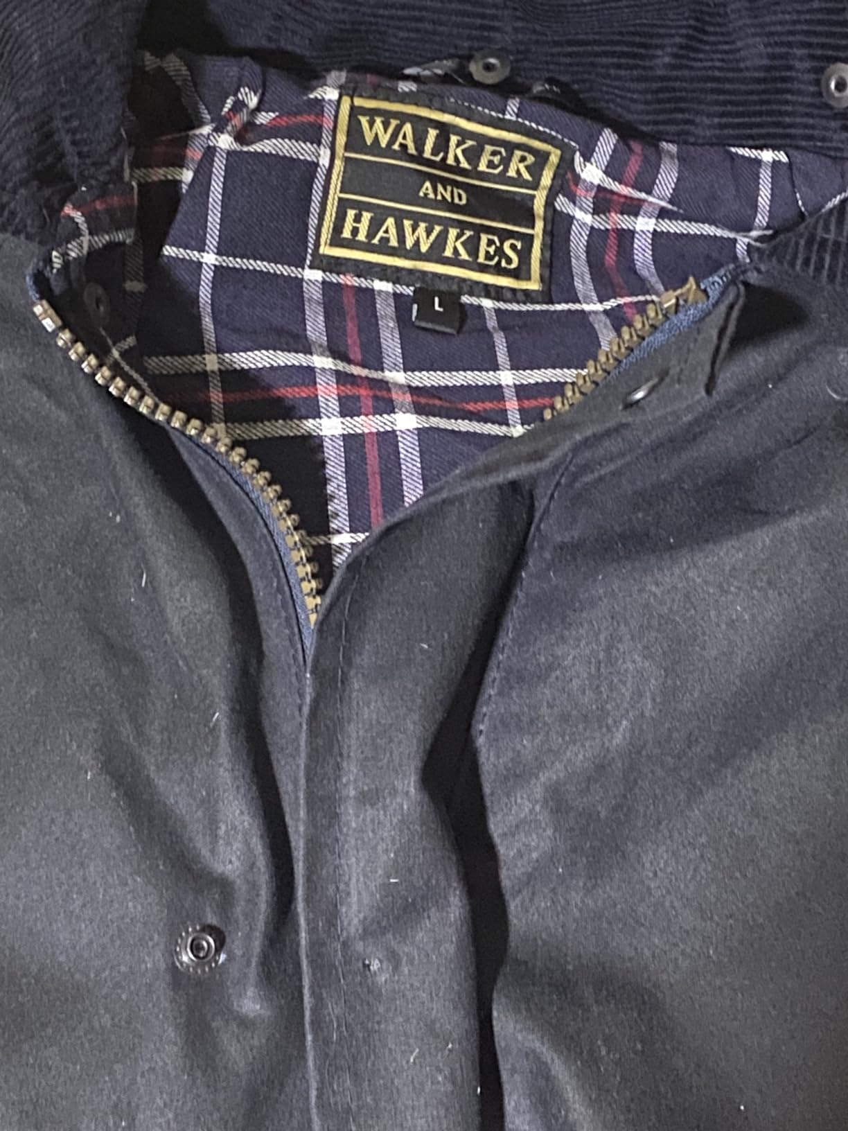 Walker and Hawkes Wax Unpadded Benson Jacket for Men - Lightweight Wind- and Waterproof Canvas Jacket, Premium Waxed Cotton customer photo 2
