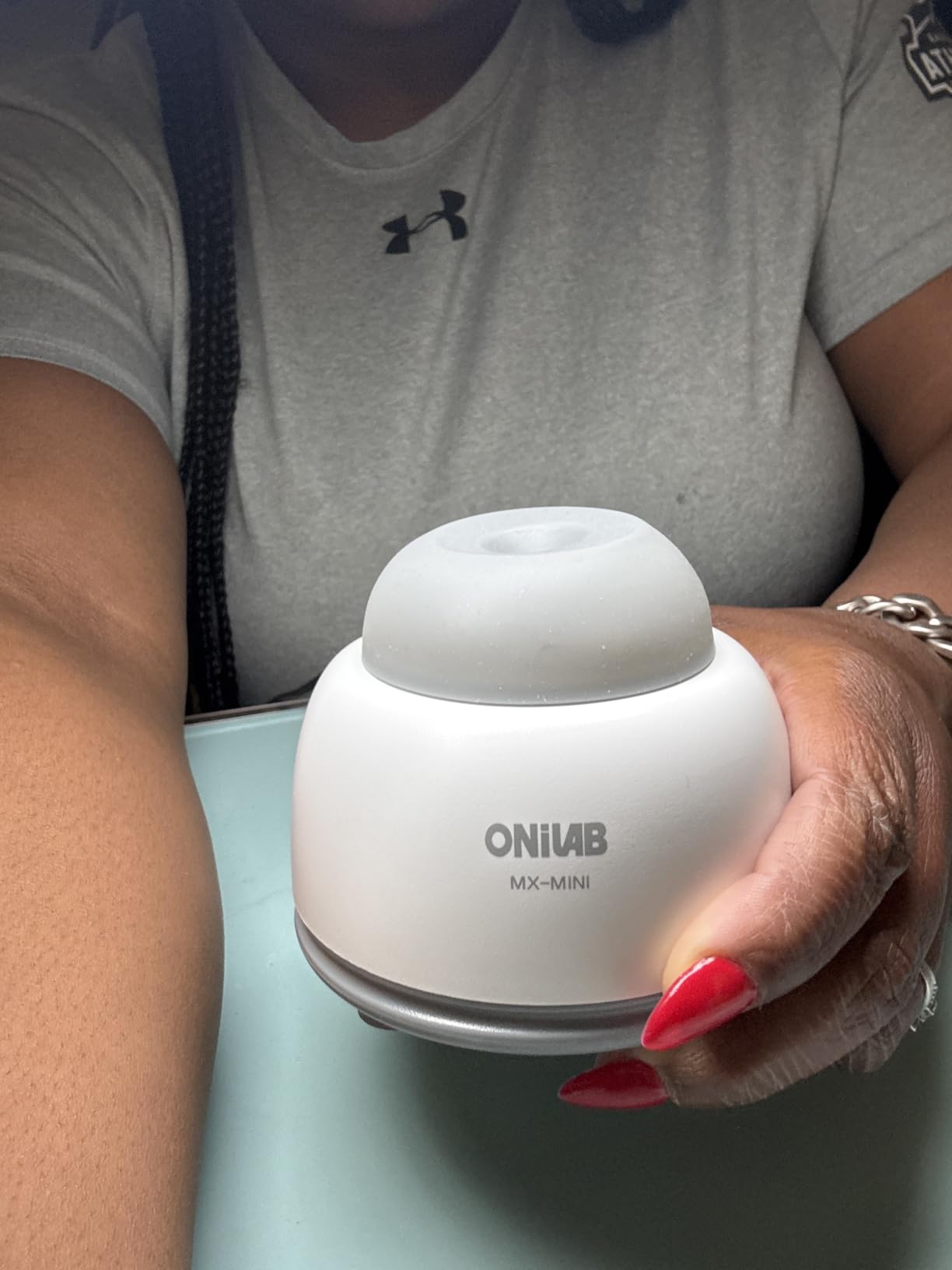 ONiLAB Mini Vortex Mixer with Touch Function, Includes 120 pcs Stainless Steel Mixing Balls customer photo 2