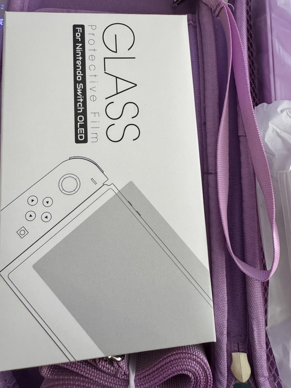 Younik Switch Accessories Bundle, 17 in 1 Purple Switch Accessories Kit for Girls Include Switch Carrying Case, Adjustable Stand, Protective Case for Switch Console & J-Con customer photo 2