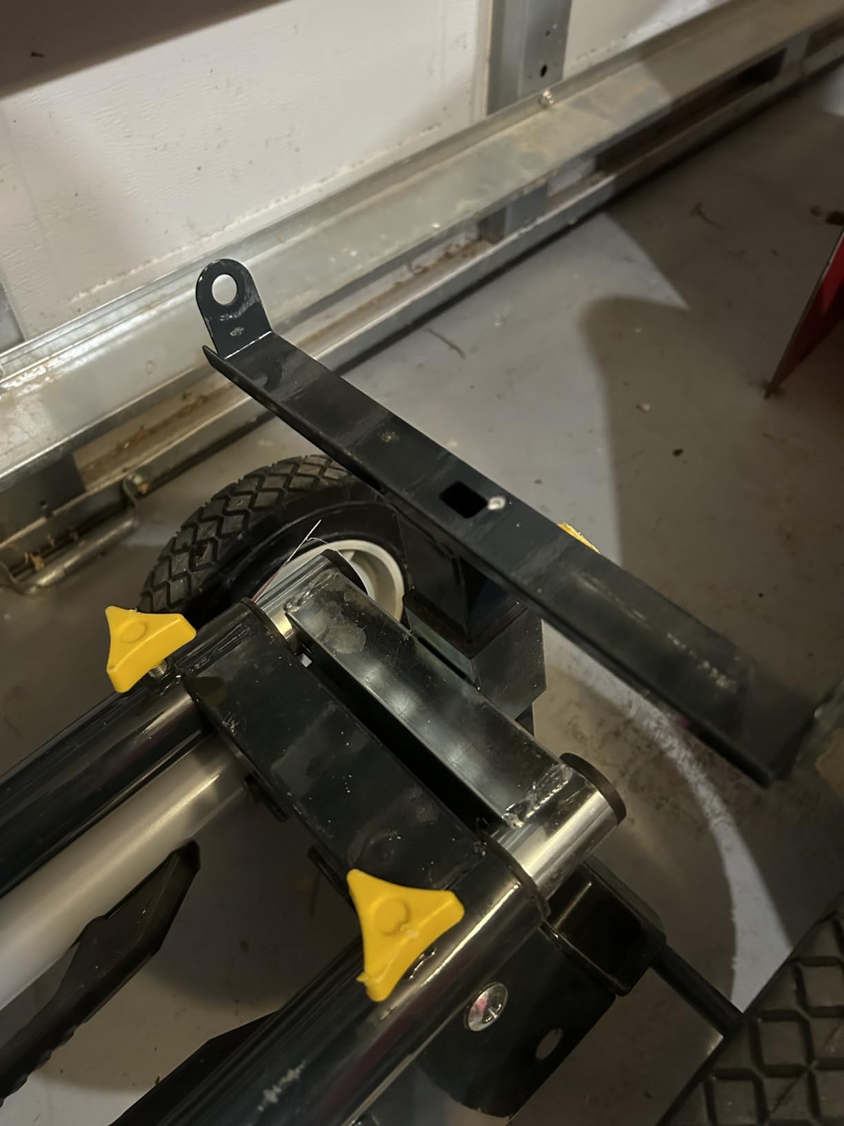 POWERTEC Portable Miter Saw Stand w/ Quick-release Mounting Brackets, 330Lbs Load Capacity, 8