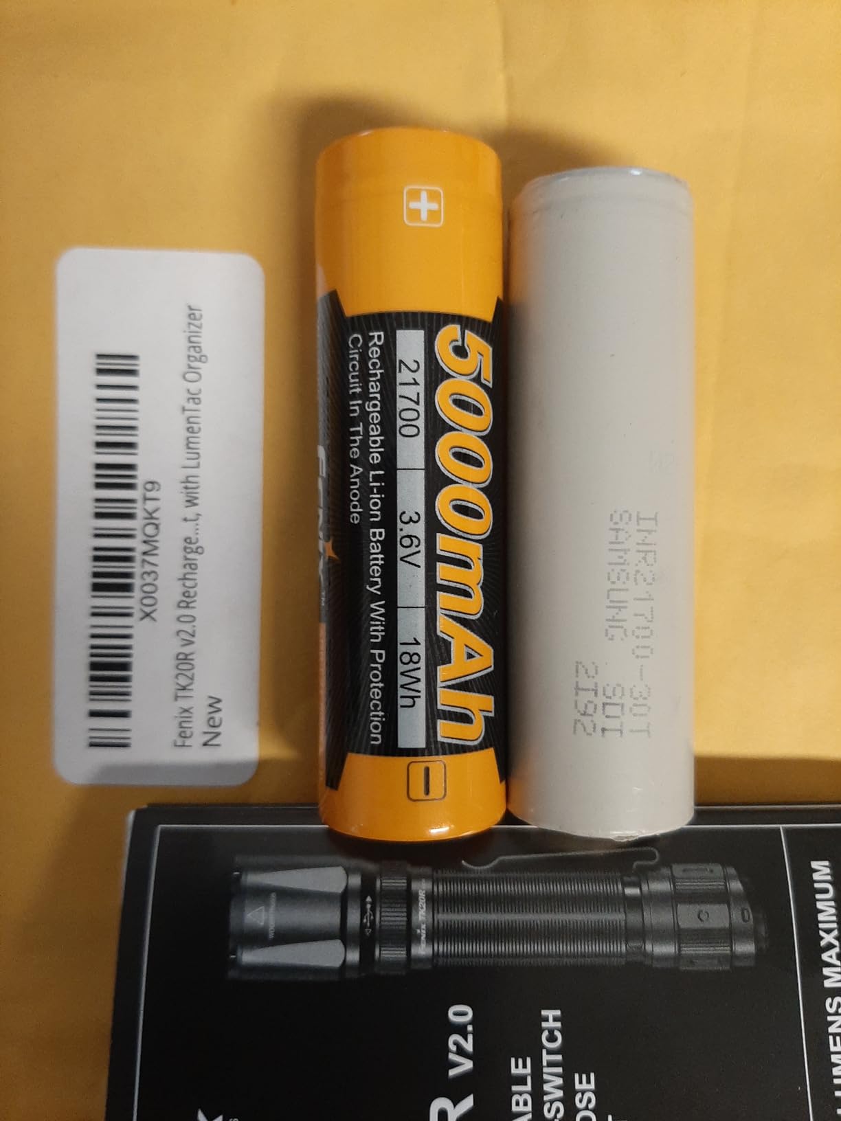 Fenix TK20R v2.0 Rechargeable Tactical Flashlight, 3000 Lumen Long Throw USB-C Tac Light, with LumenTac Organizer customer photo 2