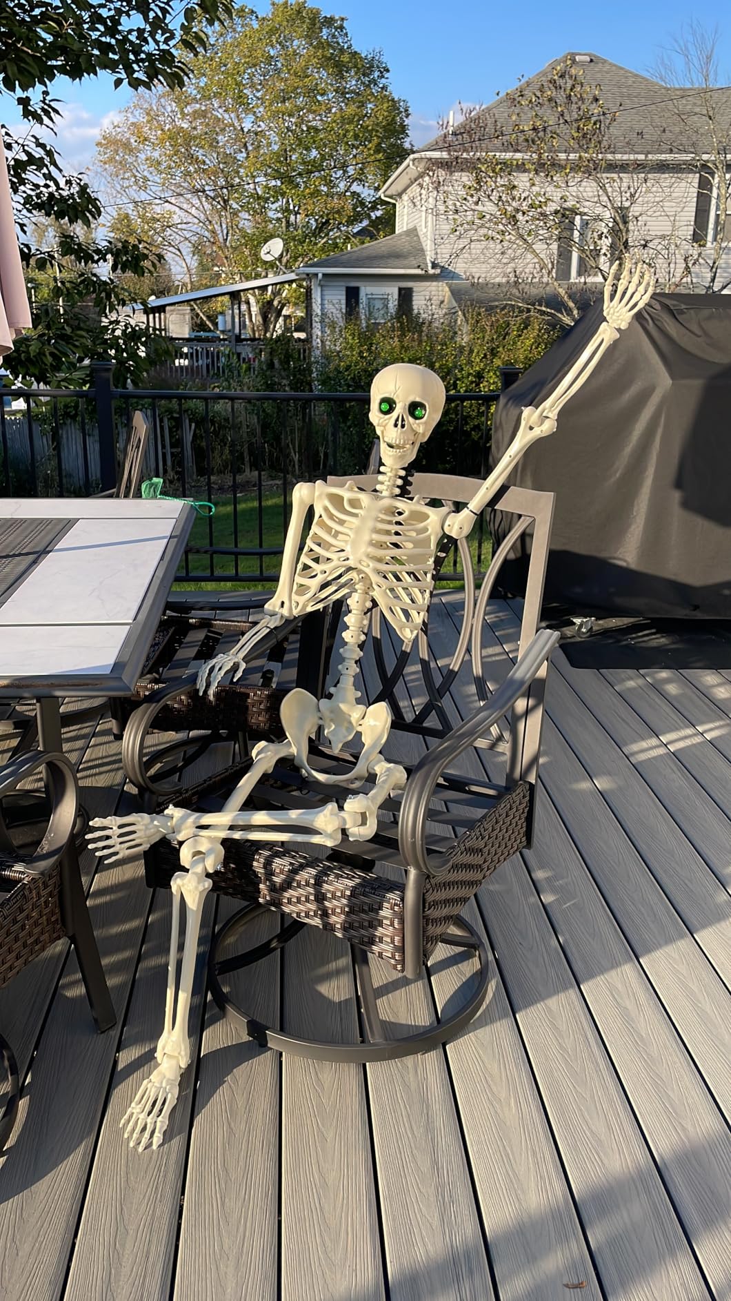 WODMAZ 5 Packs Halloween Skeletons, 16
