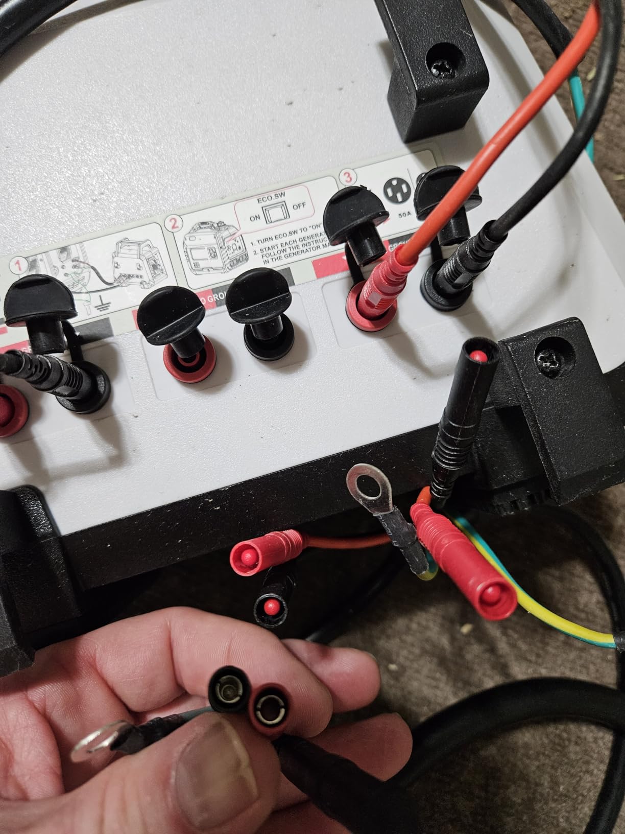 GENMAX Parallel Cable Kit for Inverter Generator Use with 50A Parallel Kit (GM9000PK) customer photo 1