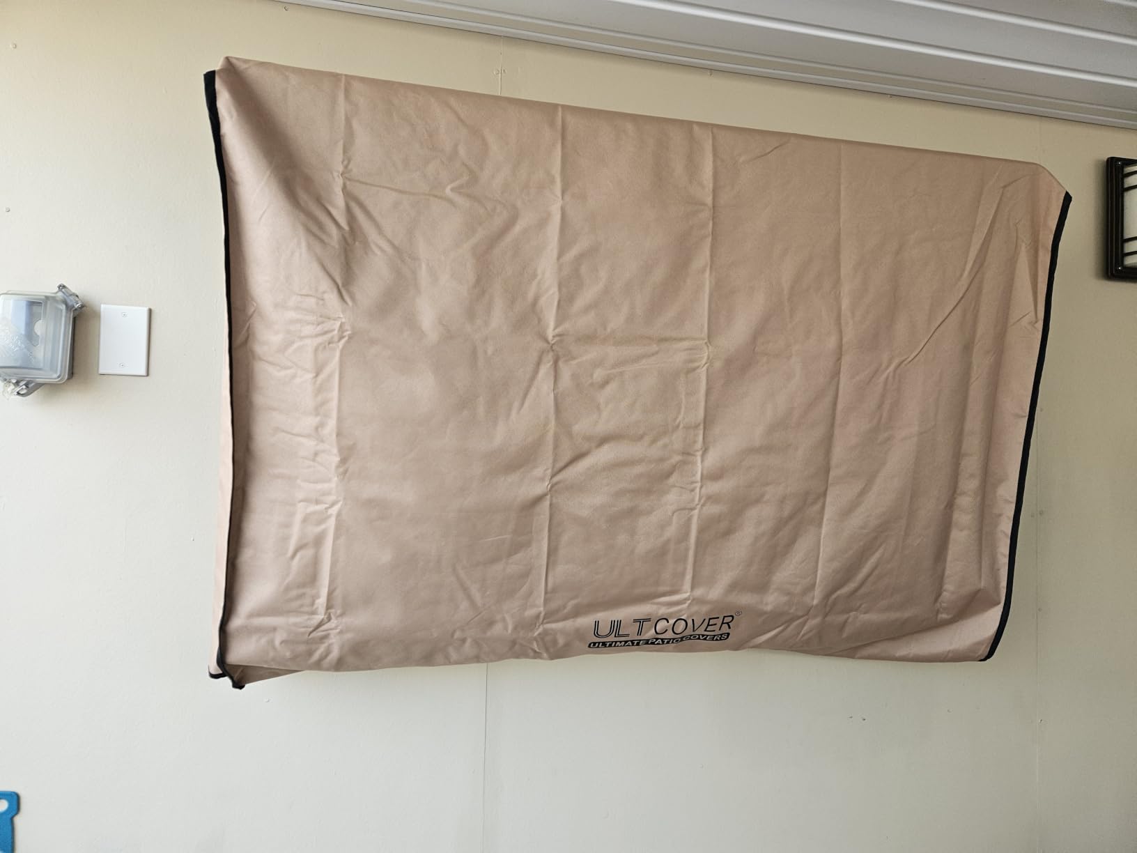ULTCOVER Waterproof Outdoor TV Cover for 55-59 inch Outside Flat Screen Televisions with Mounts and Stands customer photo 1