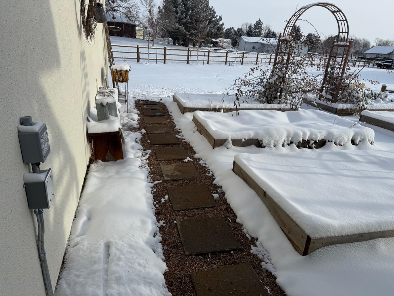 120 Sqft Embedded Heated Driveway System | 240V, 37 Watts per Sqft, Single-Circuit Heated Outdoor Snow Melting Mat Kit with Automatic Temperature/Moisture Activator customer photo 2