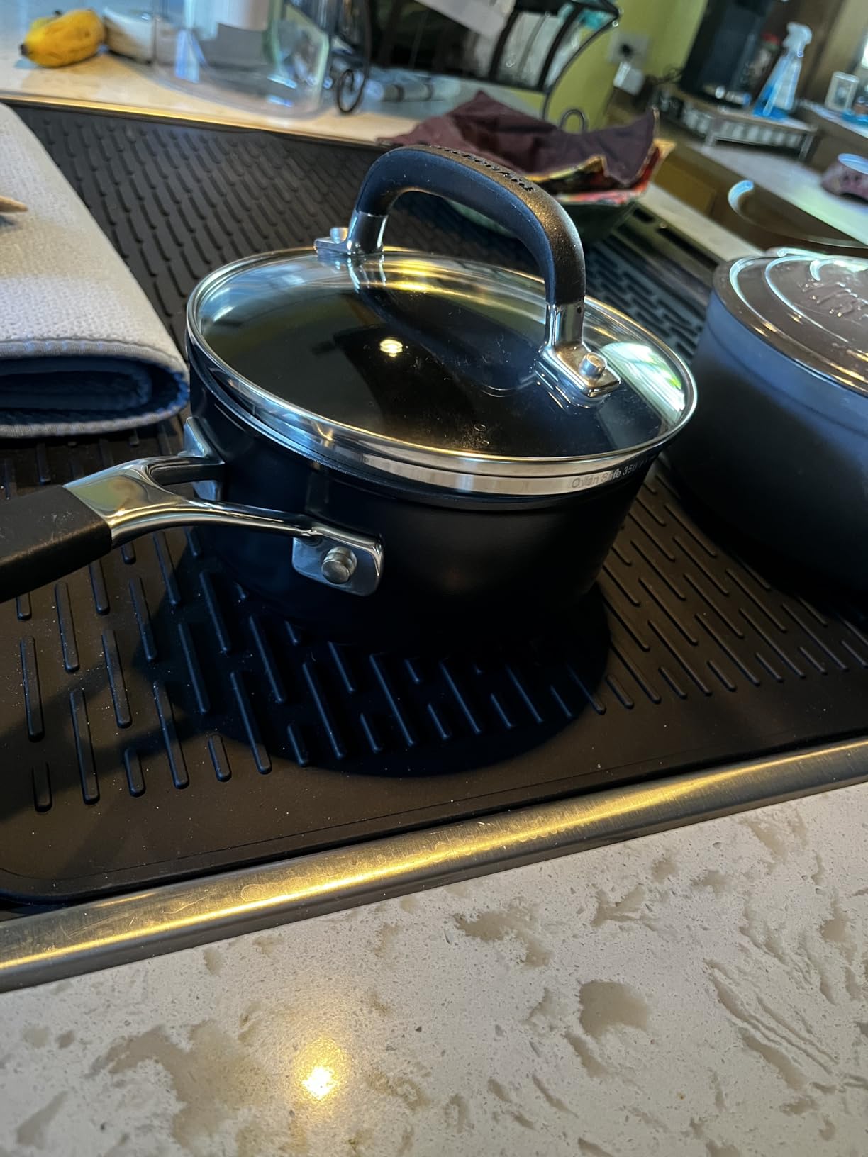KitchenAid Hard Anodized Nonstick Cookware/Pots and Pans Set, 10 Piece - Matte Black customer photo 2