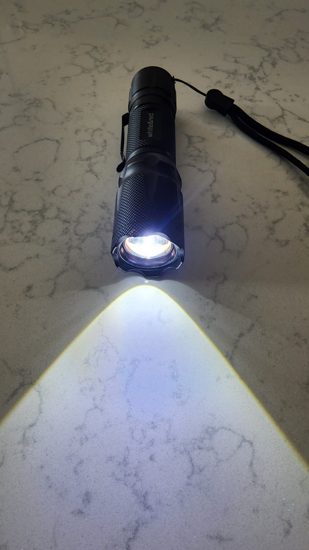 Upgraded Red Flashlight, Bright White & High/Low Power Red Light Options with Memory, Zoom Lens, Portable Weatherproof LED Small Torch for Aviation, Astronomy, Night Vision customer photo 1