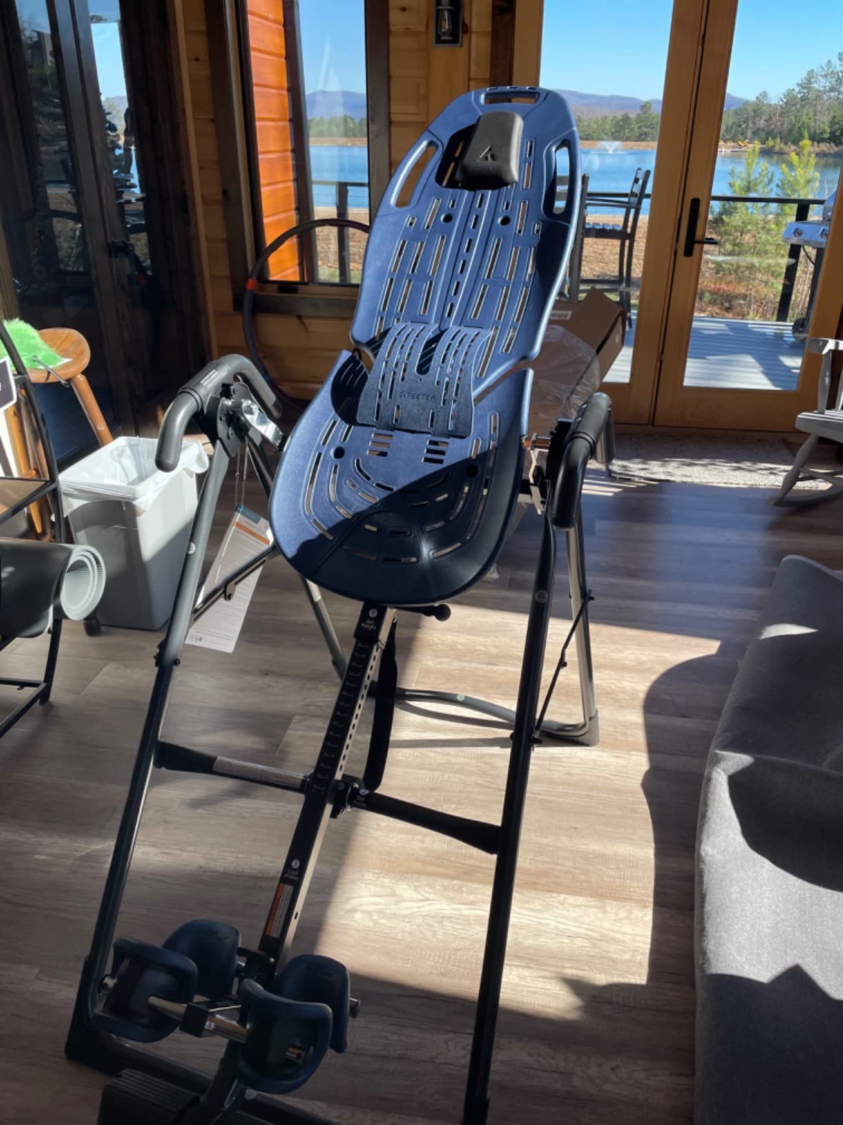 TEETER EP-560 Inversion Table w/Accessories for Back Pain Relief - FDA - Registered, UL Safety Certified, 300 lb Capacity, Designed & Patented in USA customer photo 1