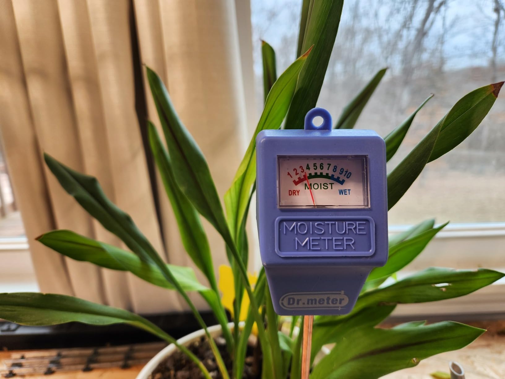 Dr.meter Long Probe Soil Moisture Meter Tester for Plants No Battery Needed | Hygrometer Moisture Sensor for Houseplants Indoor Outdoor Garden Lawn Use, Plant Water Gauge Test Kit customer photo 1