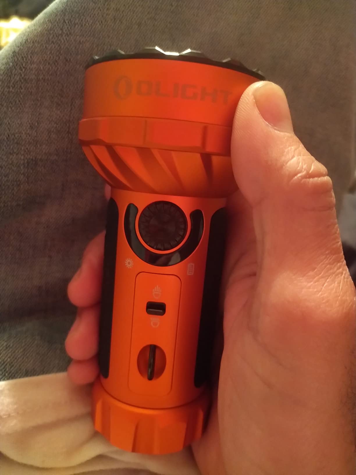Marauder Mini Powerful Flashlight RGB Lights Midnight Blue | 7,000LM and 600M Throw, Magnetic Rechargeable with MCC3, IPX8 Waterproof, LED Light, for Outdoors Work, Hunting, and Searching customer photo 2