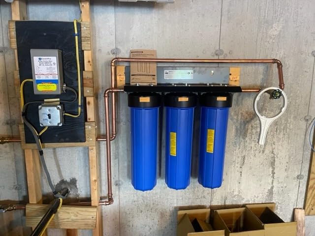 iSpring Ultimate Whole House Water Filter w/Auto-Flush Sediment Filter | Reduces Scale, Lead, Chlorine, Mercury, Sediments, H2S, 1