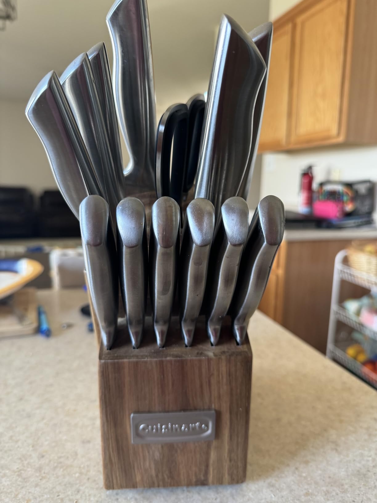 Cuisinart 15pc German Stainless Steel Hollow Handle Cutlery Block Set w/Acacia Block customer photo 1