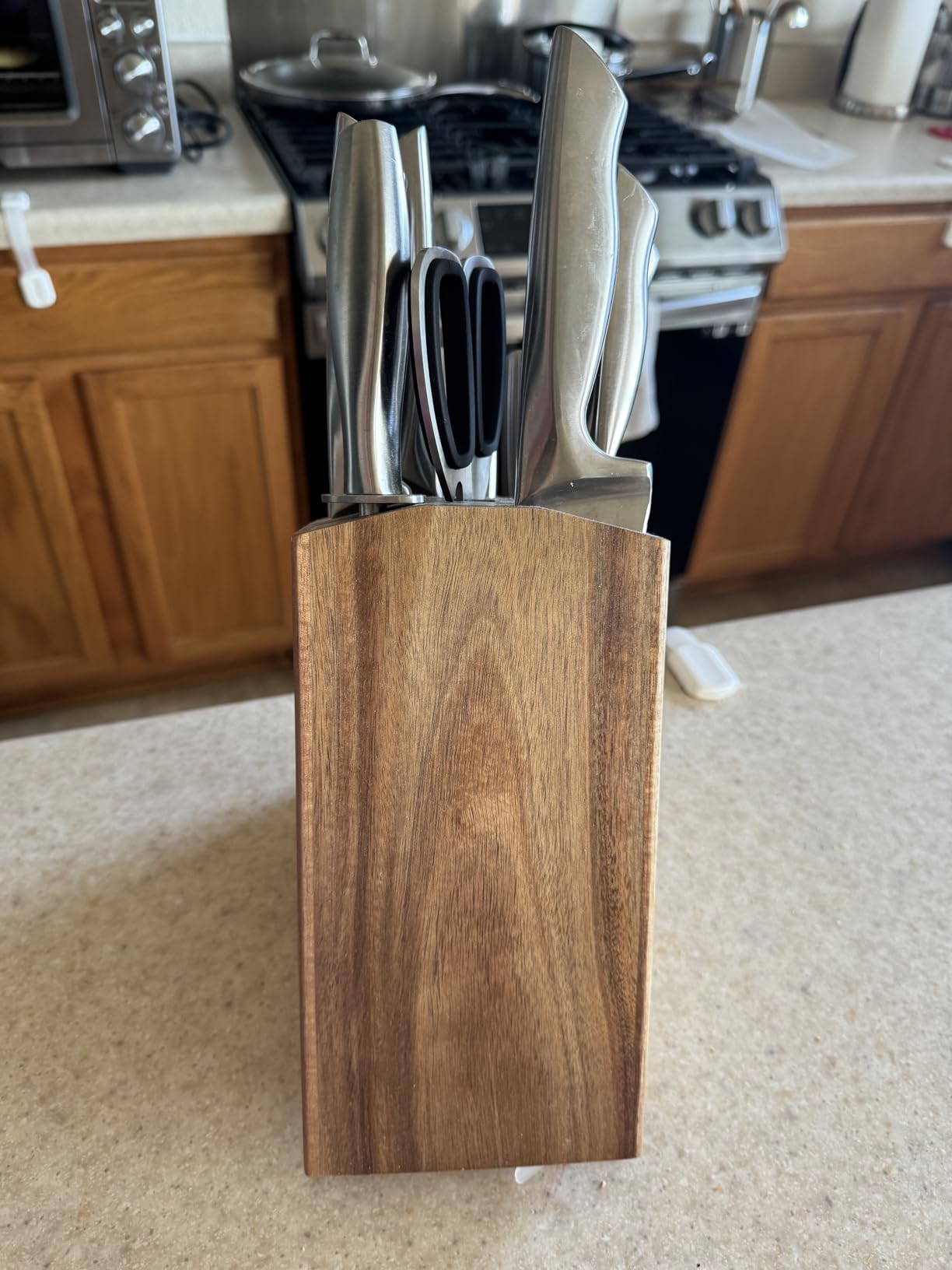 Cuisinart 15pc German Stainless Steel Hollow Handle Cutlery Block Set w/Acacia Block customer photo 2