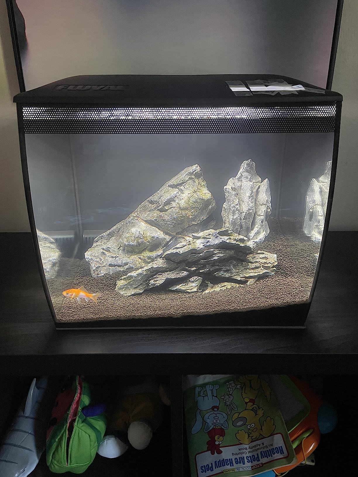 Seiryu Stone Natural Aquascaping Rock 17lb Planted Aquarium Iwagumi | Bluish veined texture; iwagumi and aquascape customer photo 2