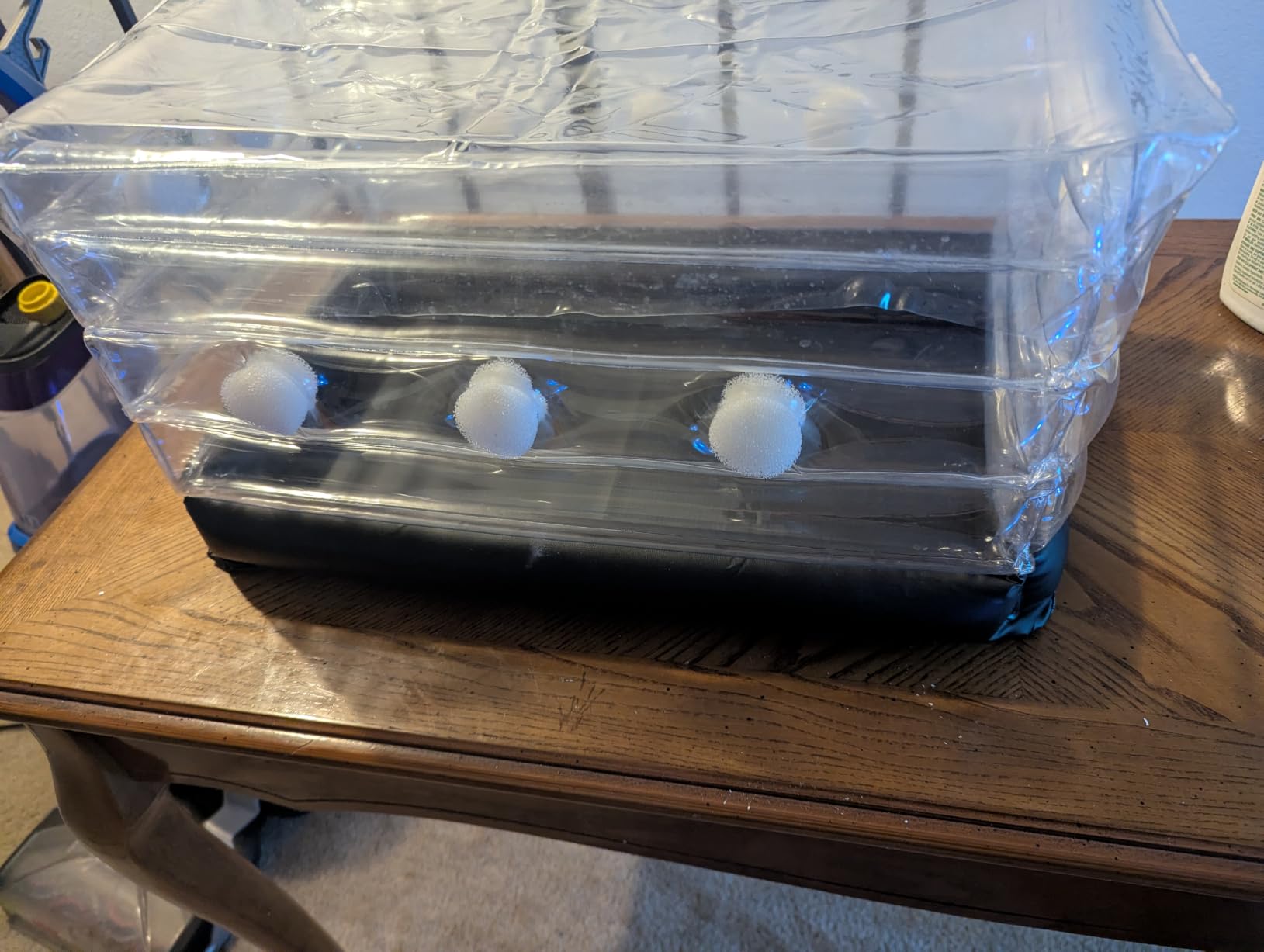Boomer Shroomer Inflatable Monotub Kit, Mushroom Growing Kit Includes a Drain Port, Plugs & Filters, Removeable Liner [Patent No: US 11,871,706 B2] customer photo 1