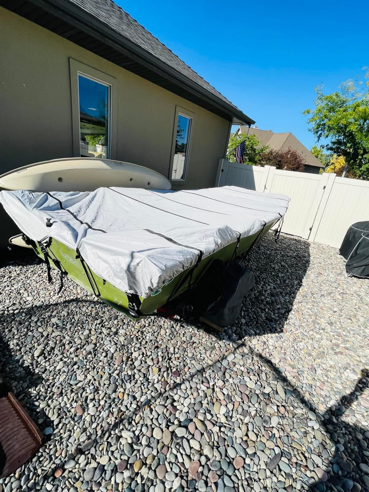 Jon Boat Cover 16ft Beam Width up to 75