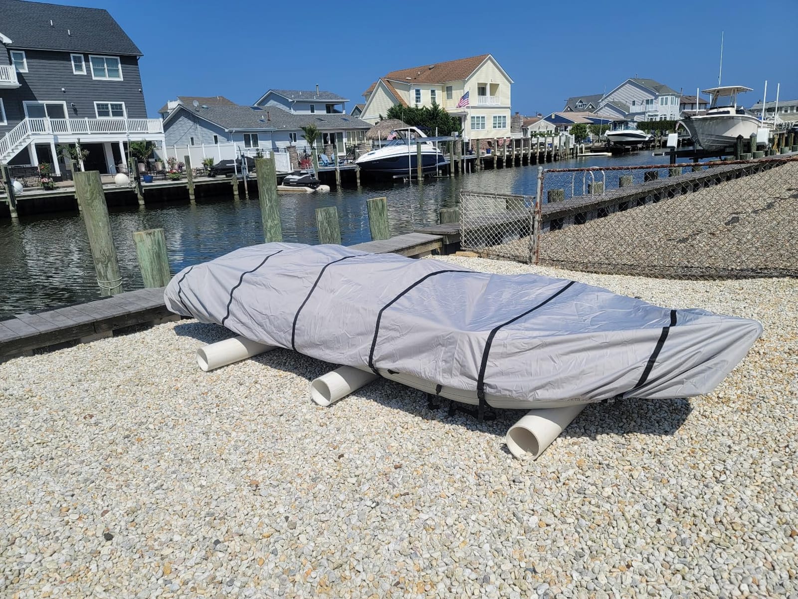 Jon Boat Cover 16ft Beam Width up to 75