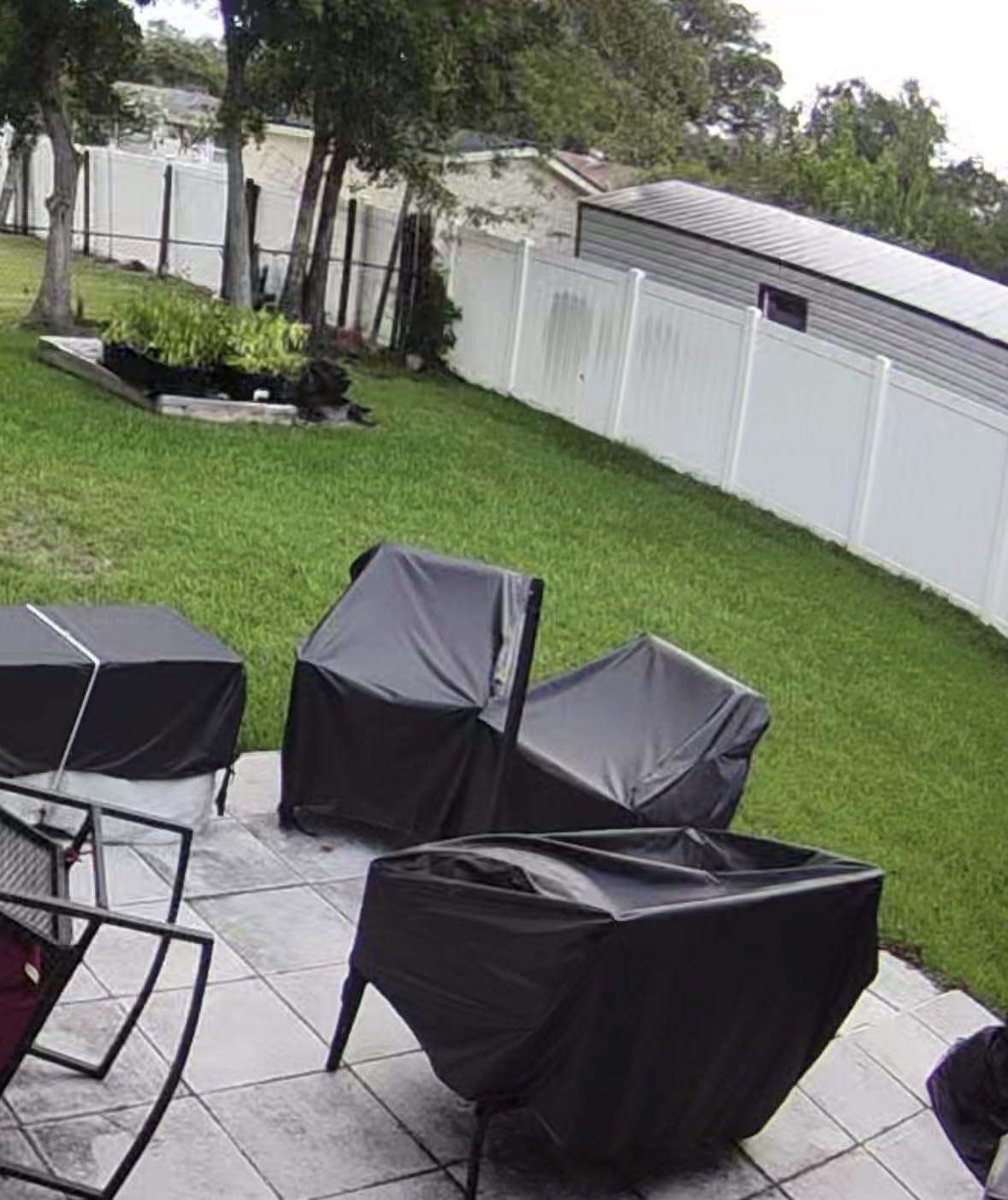 STARTWO Patio Furniture Cover 4 Piece Set, Black, Regular | Outdoor Furniture Cover Waterproof for Loveseat, Lawn Chairs, Coffee Table, Windproof with Buckle Strap customer photo 1